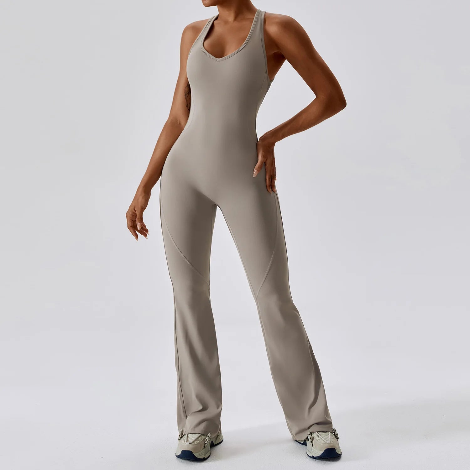 High-Compression Workout Jumpsuit