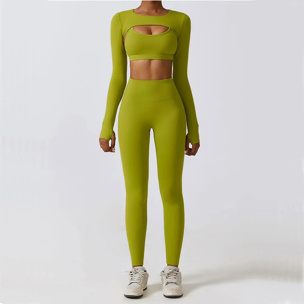 Seamless Workout Set – 3PCS Activewear